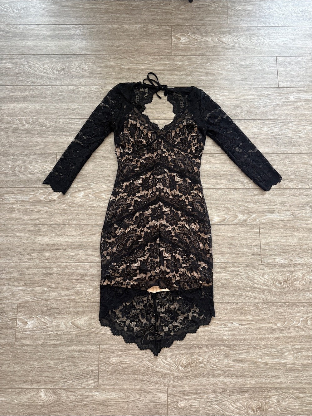 Bebe Lace Bodycon Dress